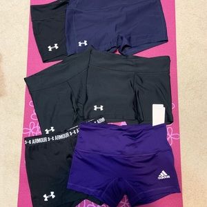 under armour & adidas spandex